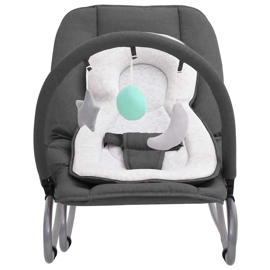 Baby Bouncer Seat – Steel Frame – Anthracite Grey